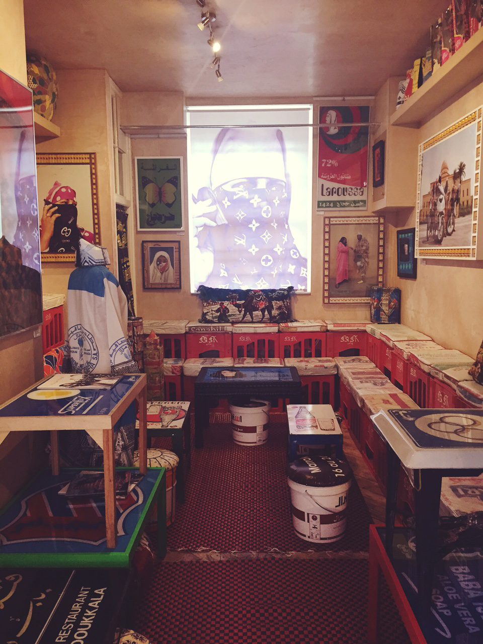 Hassan Hajjaj - Larache Studio, 'Le salon', 2015, Mixed media installation, Courtesy of Larache Studio